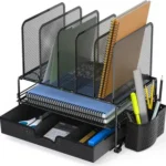 Desk Organizer – 5-Section Mesh